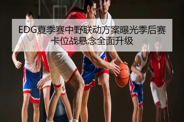 EDG夏季赛中野联动方案曝光季后赛卡位战悬念全面升级